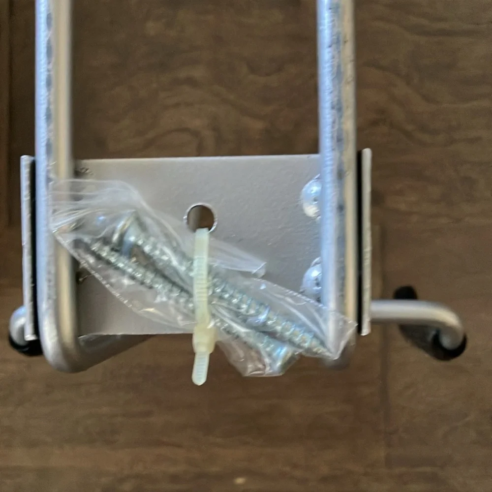NIB The Container Store Golf Rack storage solid steel wall Mount